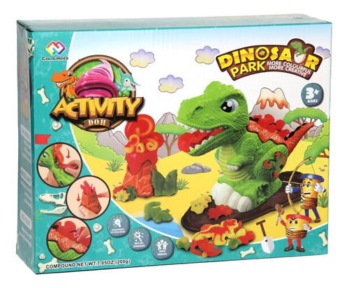 Set De Plastilina Tipo Play Doh Tiranosaurio Rex