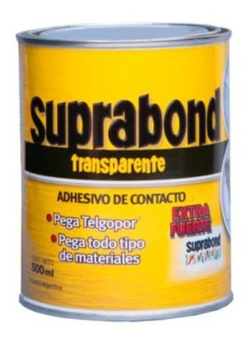 Suprabond Adhesivo Universal De Contacto Transparente 250ml