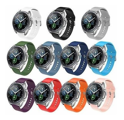 Paquete De 11 Bandas Compatibles Con Galaxy Watch 3 45 ...
