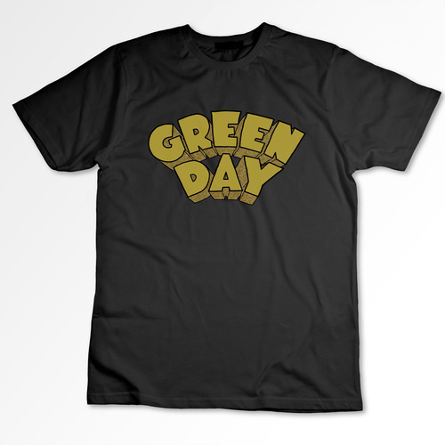Remera Green Day Algodon Peinado