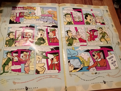 Oso Yogi Con Stickers Colección De Oro Clarín Hanna Barbera (Usado)