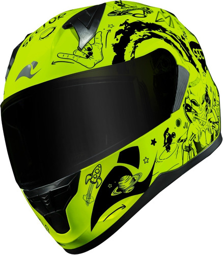 Imagem 8 de 9 de Capacete Race Tech Sector Sky Music Lançamento