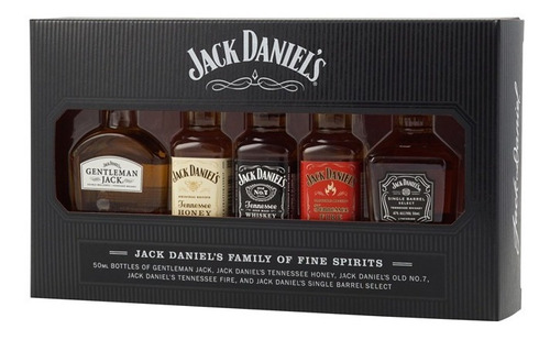 Whisky Jack Daniel Edicion Especial 5 Unidades De 50ml .-