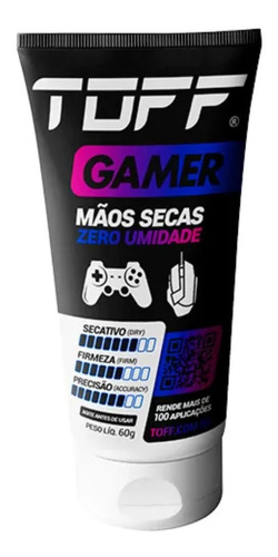 Gel Secante Para As Mãos Toff Gamer