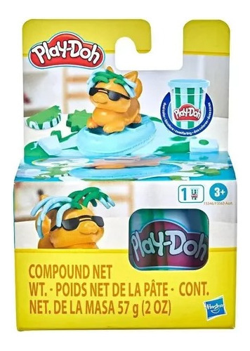 Massinha Play Doh Mini Cachorrinho Animais Divertidos Hasbro Cor Colorido