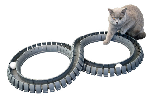 Juguete Mágico De Pista Y Pelota Para Gatos Para Gatitos, .