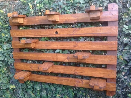 Imagen 6 de 10 de Macetero De Madera Tipo Jardin Vertical