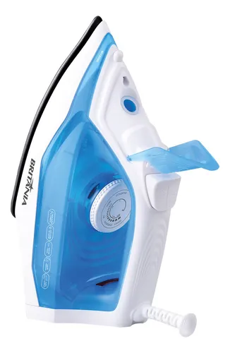 Ferro De Passar A Vapor Bfv202az Base Antiaderente Britânia Cor Azul 127V