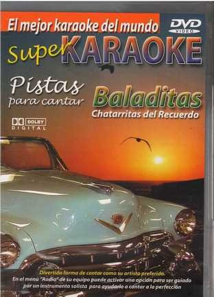 Dvd - Super Karaoke / Baladitas Chatarritas Vol.1