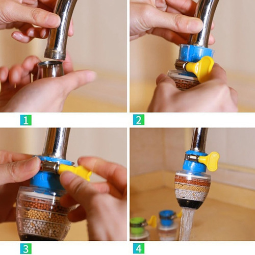 Ablandador De Agua Queenly-home Kitchen Con Flúor, 3 Unidade