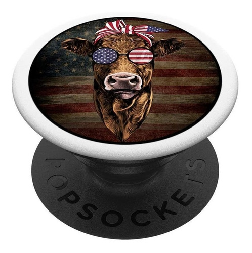Gafas De Sol Con Cabeza De Vaca De Bandera Americana  4 De J