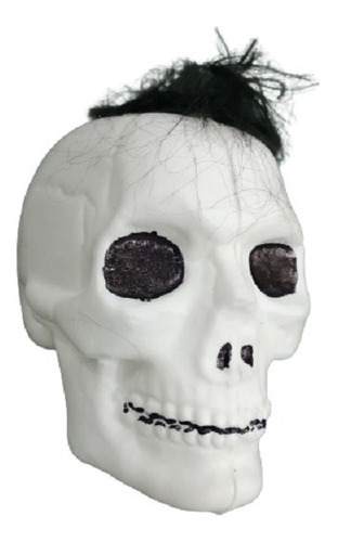 Baston Con Empuñadura Cabeza De Calavera 85cm Halloween