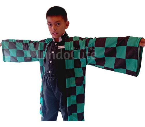 Imagen 2 de 4 de Cosplay Tanjiro Kamado Disfraces Demon Slayer Disfraz