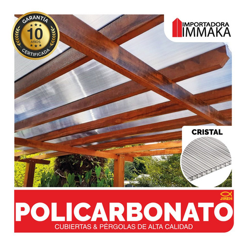 Imagen 4 de 10 de Láminas Policarbonato Alveolar Techos, Cubiertas Pérgolas Uv