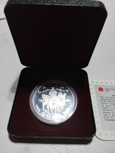 Moneda Canada Plata 925 Proof 1969