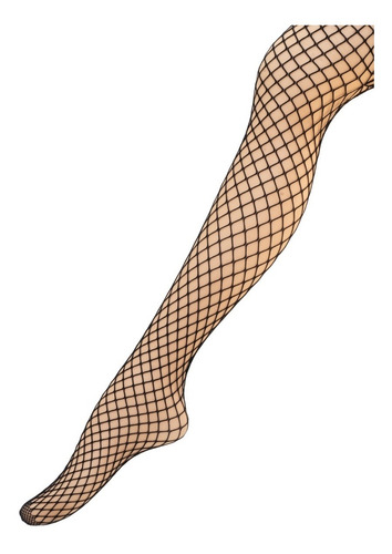 Imagen 1 de 5 de Medias Mallas De Red Encaje Patrón Mujer Sexy