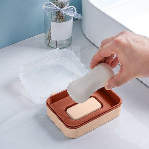 Jabonera De Plástico Para El Hogar Caja De Jabón Portátil De