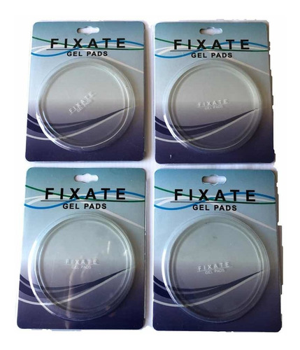 Imagen 2 de 7 de Nuevo Pack X 4 Gel Pad Fixate Transparente.