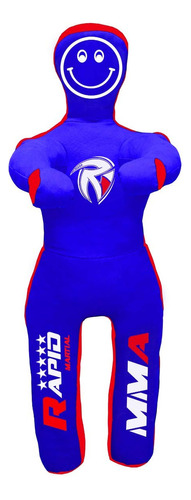 Rapid Martial Maniquí De Agarre De Mma Para Niños, Juguet. Color azul y Red