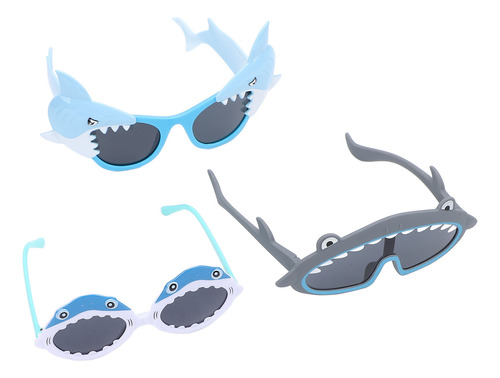 Gafas De Sol Para Disfraces, 3 Pares, Adorables, Con Forma D