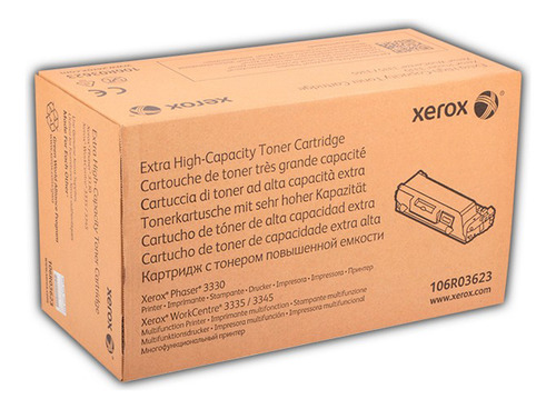 Toner Xerox Phaser 3330/wc 3335/3345 Negro , 15000 Paginas