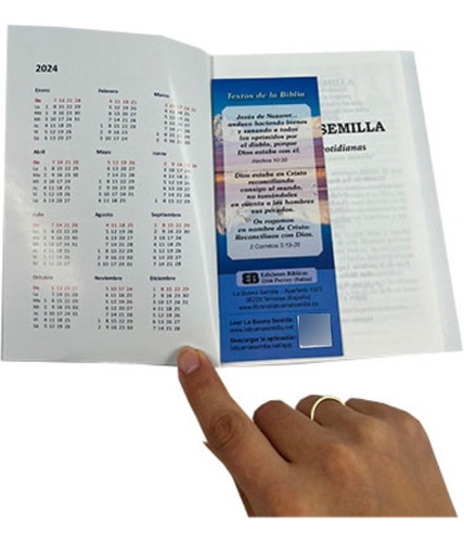 Devocional Diario Calendario La Buena Semilla 2024 Libro