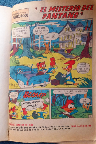 El Pájaro Loco Álbum Número 1 Año 1982 Novaro Comic (Usado)