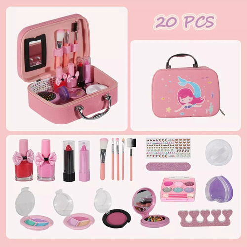 Kit De Maquillaje Para Niñas De Cumpleaños Lavable Fantastic