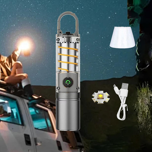 Linterna Led Portátil Resistente Al Agua, Linterna Láser