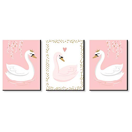 Arte De Pared De Vivero Y Decoración Infantil Cisne Blanco