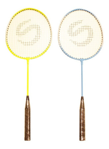 Imagen 3 de 8 de Set Badminton Raquetas + Pluma + Funda Junior Chicos - Estacion Deportes Olivos