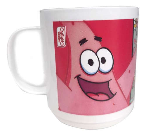 Taza Plastica Bob Esponja 340 Ml Cresko Bj072