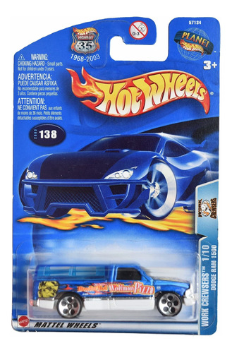 Hot Wheels Dodge Ram Equipo Trabajo