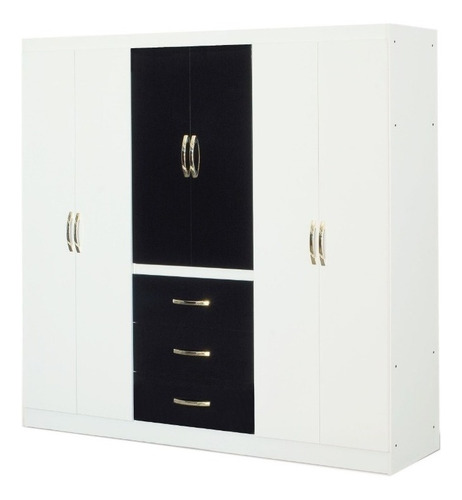 Placard Ropero 6 Puertas 3 Cajones Maxiking