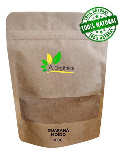 Guaraná Natural Em Pó 100% Puro 100g