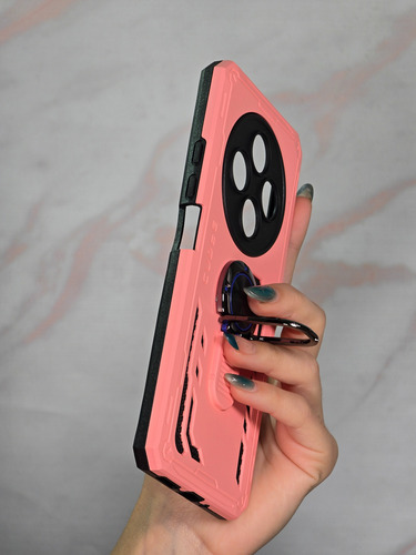 Funda Antigolpes Anillo Soporte Para Xiaomi Elegi Modelo Rosa Armor Redmi A4