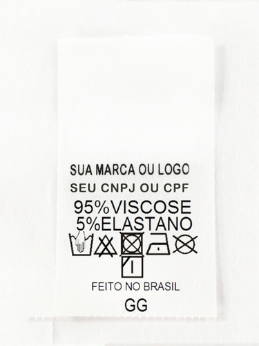Composição Para Roupas Etiquetas 1000uni Prontas Pro Envio