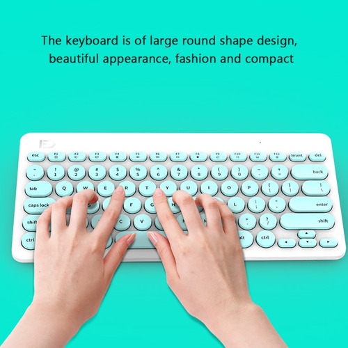 Fd Ik6620 Ultrafino 2.4g Teclado Sem Fio Set Mouse Gaming