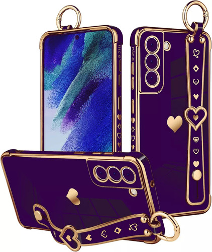 For Samsung Rudo Uso Funda Silicona Mujer Pulsera Soporte