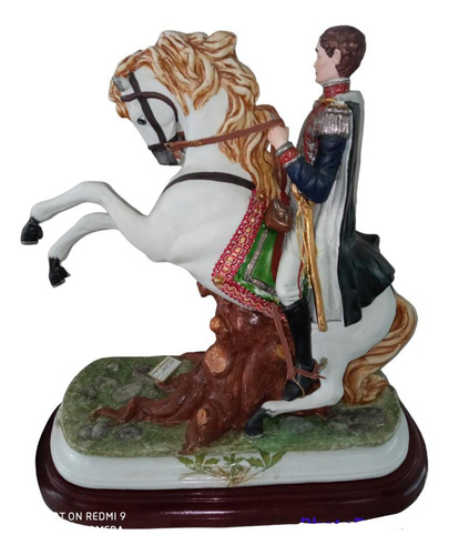 Escultura Simón Bolívar A Caballo Capodimonte