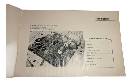 Peugeot 404 Diesel 1971 Manual Original (Usado)