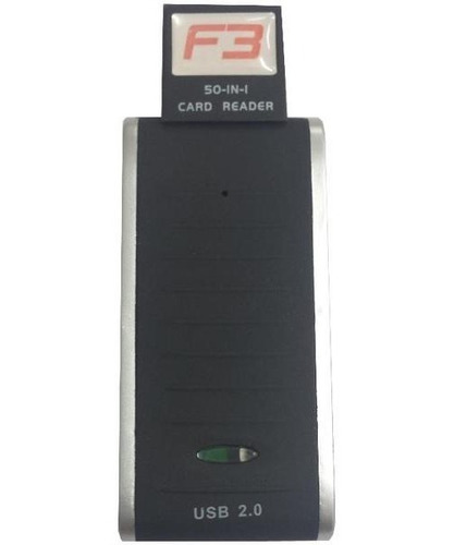 Leitor De Cartao 15 Em 1 Usb 2.0 Flash Micro Sd Xd Jc-lt2.0 Cor Preto