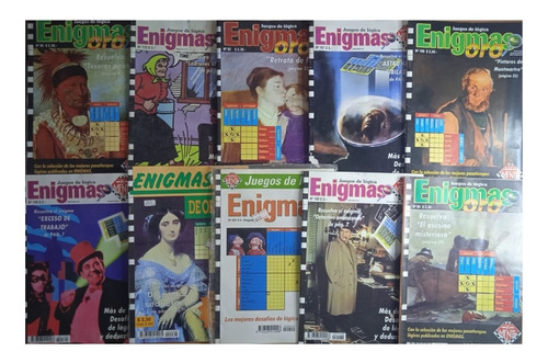Juegos De Logica Enigma Revista Ediciones De Mente