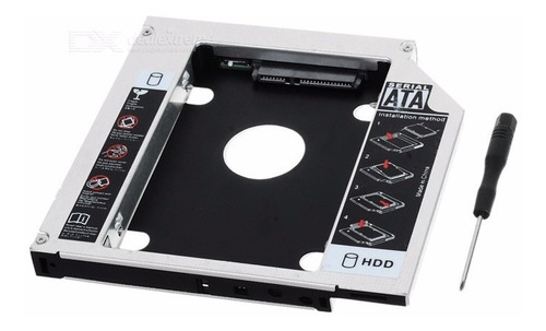 Case Adaptador Dvd Para Hd / Ssd Notebook Drive Caddy 12.7mm
