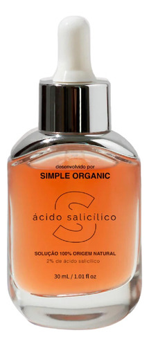 Solução Ácido Salicílico Simple Organic 30ml