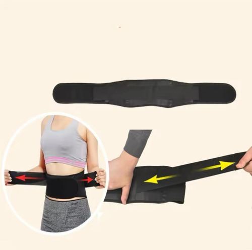 Faja-cinturón Ajustable Xl 115cm Para Cinturaneopreno Alivia Negro Xl