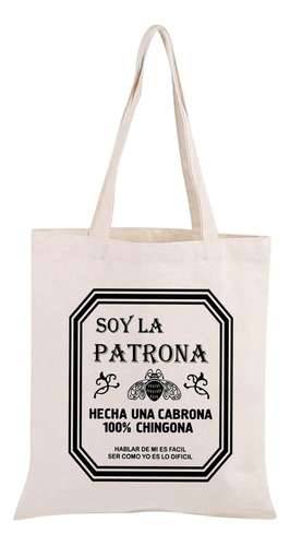Jxgzso Tequila Lover Gift Soy La Patrona Tote Bag Bolso De H