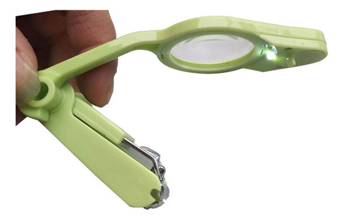 Cortaúñas Con Lupa De Luz Led Para Niños Y Bebés, Cortaúñas
