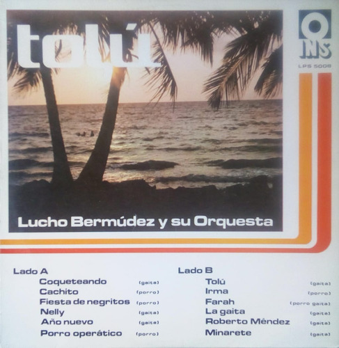 Lp Vinilo Acetato Vinyl Lucho Bermudez Y Su Orquesta - Tolu 