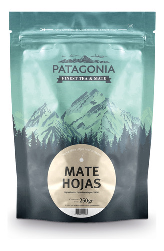 Yerba Mate Hojas Seleccionadas Patagonia X 250 G